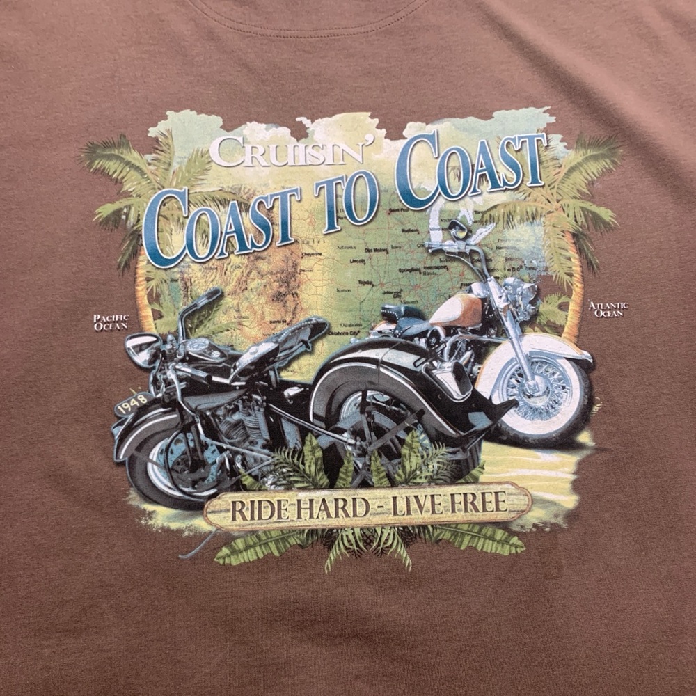 Covington Coast to Coast Graphics Tee Size 2XL 4147T-PWC